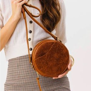 Portland Leather Small Meadow Circle Crossbody